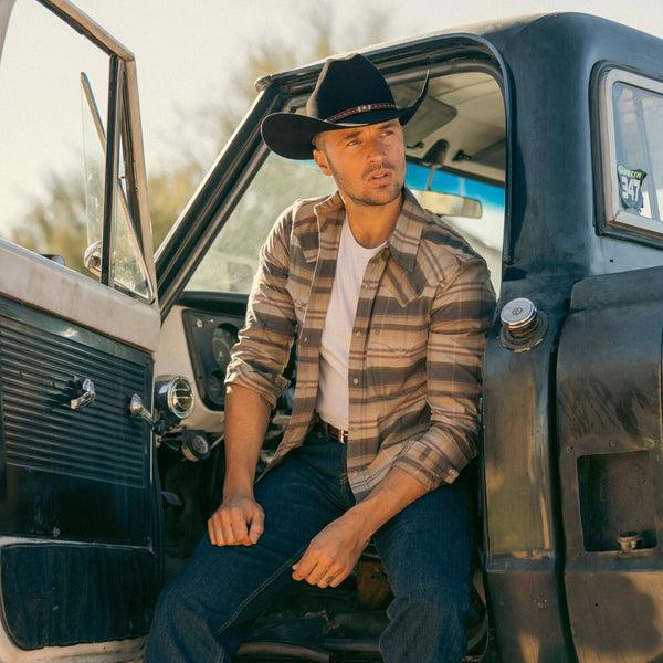 Stetson Serape Plaid Western Shirt