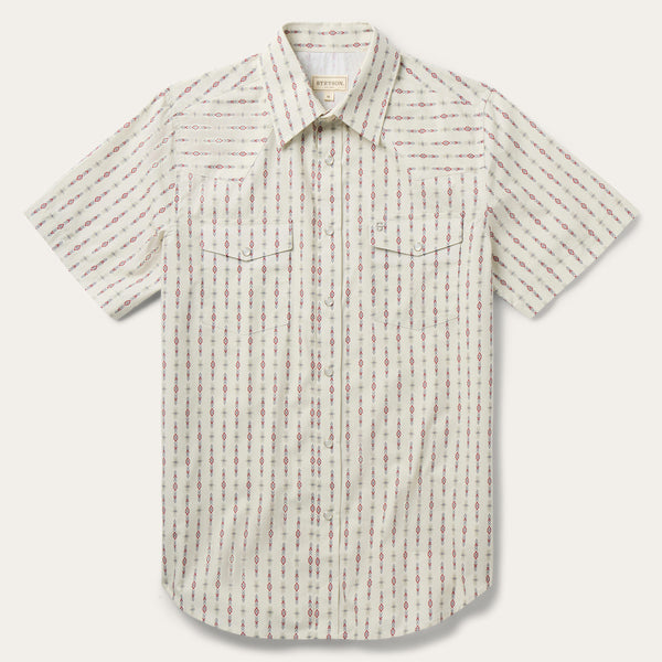 stetson Southwest Stripe Short Sleeve Shirt