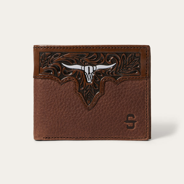 stetson Steer Head Bi-Fold Wallet