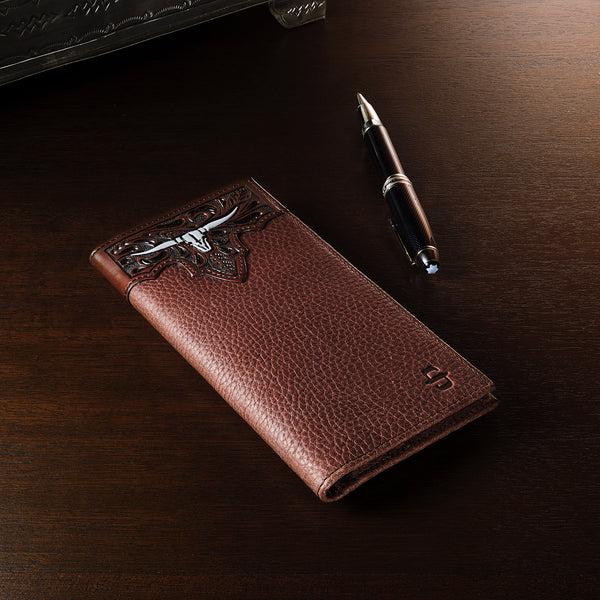 Stetson Steer Head Checkbook