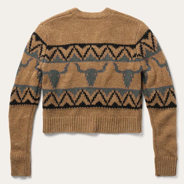 Stetson Steer Head Cropped Cardigan