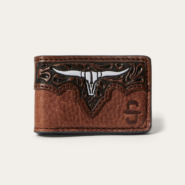 stetson Steer Head Money Clip