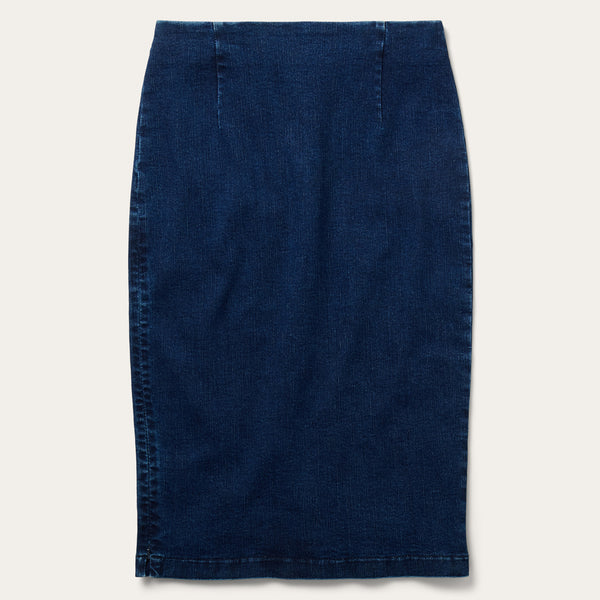 stetson Stretch Denim Pencil Skirt
