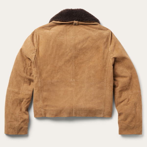 Stetson Suede Shearling Cropped Jacket