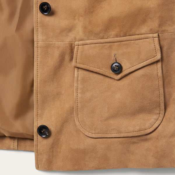Stetson Suede Shearling Cropped Jacket