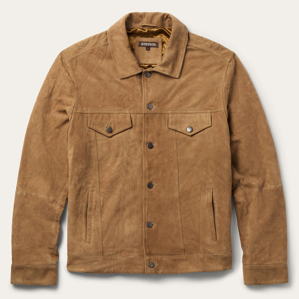 stetson Suede Trucker Jacket