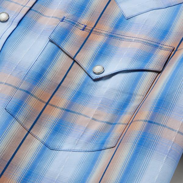 Stetson Sunrise Plaid Short-Sleeve Western Shirt