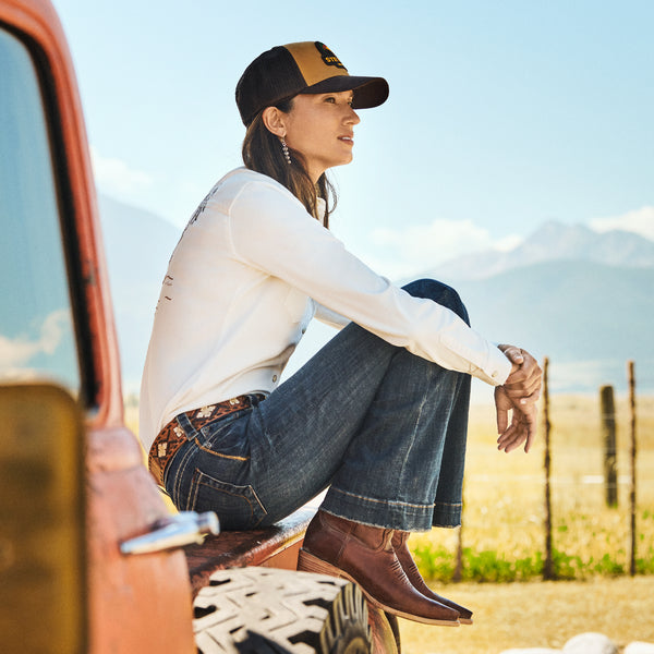 Stetson Tan Sunset Trucker Cap