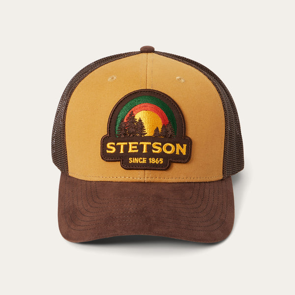stetson Tan Sunset Trucker Cap