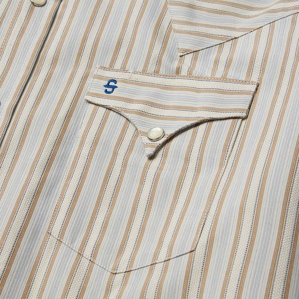 Stetson Ticking Stripe Western Shirt