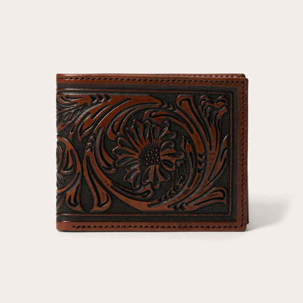 stetson Tooled Bi-Fold Wallet