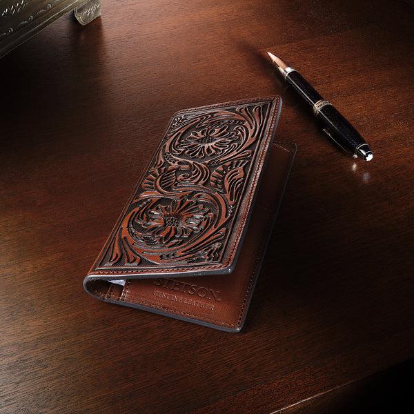 Stetson Tooled Checkbook