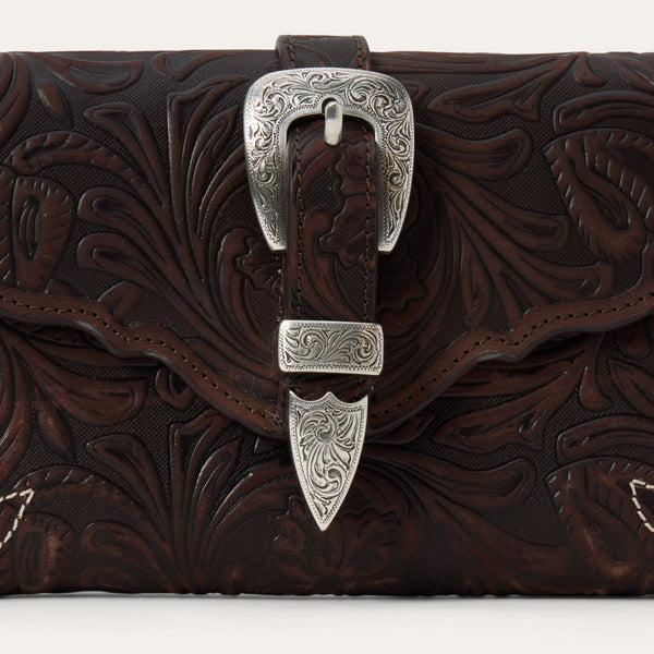 Stetson Tooled Clutch Wallet