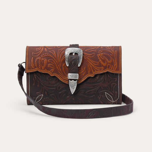 stetson Tooled Clutch Wallet