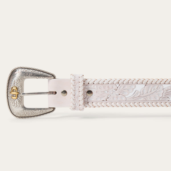 Stetson Tooled Laced Edge Belt