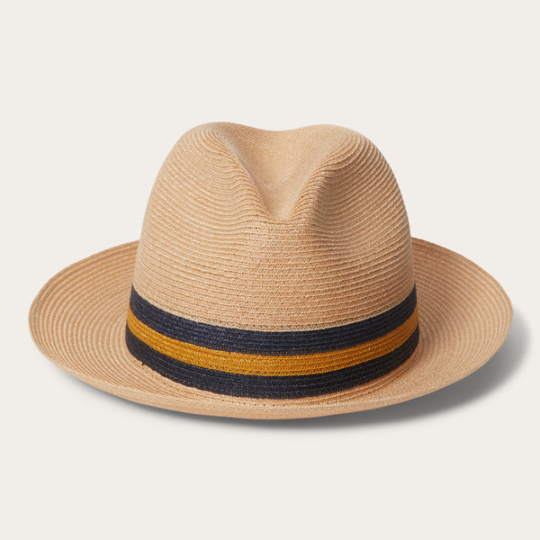 stetson Triad Straw Fedora