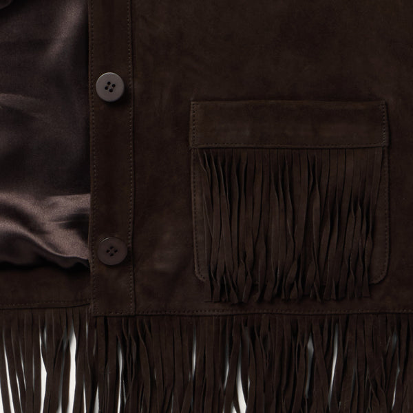 Stetson Two Pocket Fringe Suede Jacket