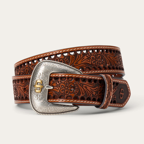 stetson Women's Tooled Belt