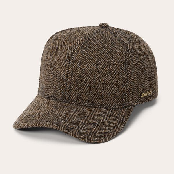 Stetson Wool Herringbone Baseball Cap