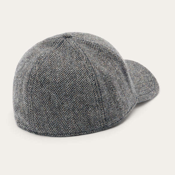 Stetson Wool Herringbone Baseball Cap