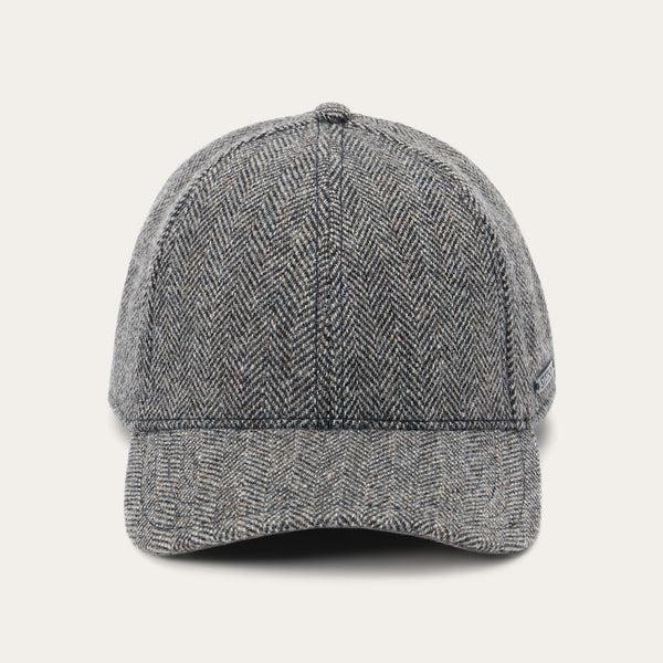 stetson Wool Herringbone Baseball Cap