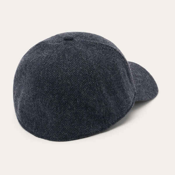 Stetson Wool Herringbone Baseball Cap