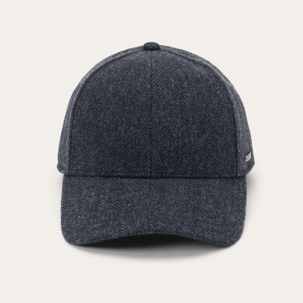 stetson Wool Herringbone Baseball Cap
