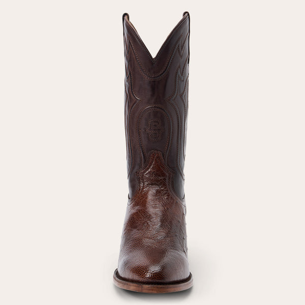 Stetson Wyatt Smooth Ostrich Boots