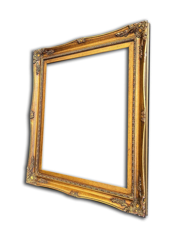 Steve Art Gallery 16x20 Ins Or 40x50 Cm Wooden Frame In Golden Color