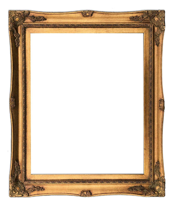 steve art gallery 16x20 ins or 40x50 cm wooden frame in golden color