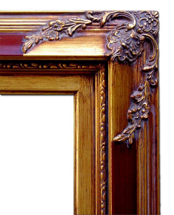 Steve Art Gallery 20x24 Ins Or 50x60 Cm Wooden Frame In Golden Color