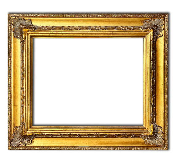 Steve Art Gallery 20x24 Ins Wooden Frame In Golden Color
