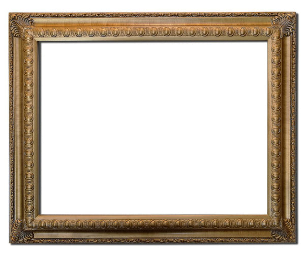 Steve Art Gallery 24x36 Ins Wooden Frame In Golden Color