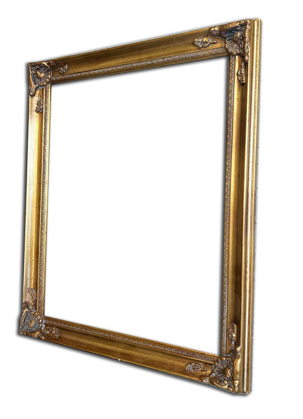 Steve Art Gallery 40x50 Cm Or 16x20 Ins Wooden Frame In Golden Color