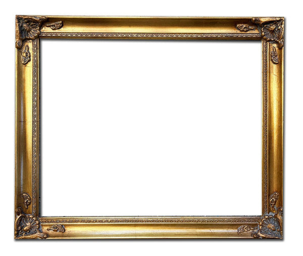 Steve Art Gallery 40x50 Cm Or 16x20 Ins Wooden Frame In Golden Color