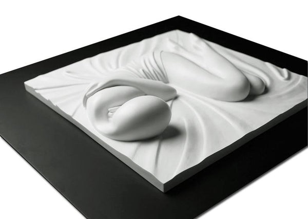 steve art gallery A beautiful girl sculpture picture 60x60 cm