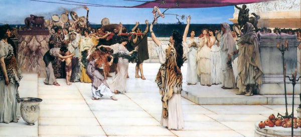 steve art gallery A Dedication to Bacchus Alma-Tadema Sir Lawrence 80x40cm
