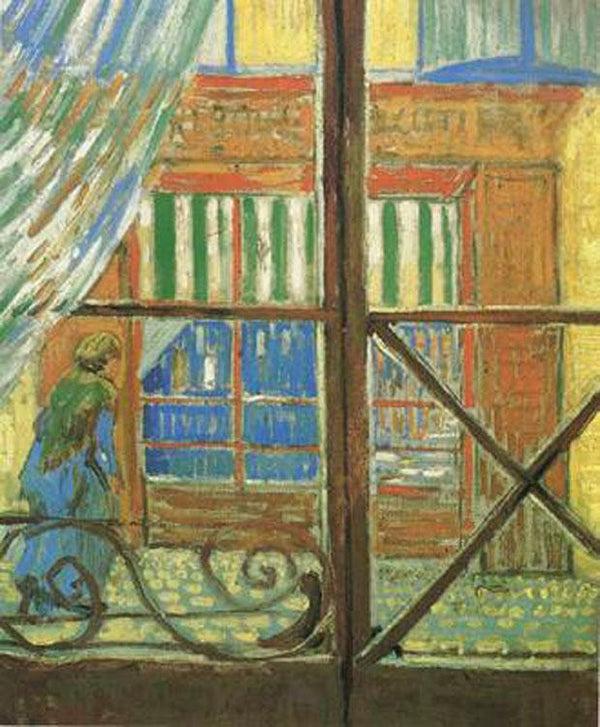 steve art gallery A Pork-Butcher's Shop Seen from a Window Vincent Van Gogh