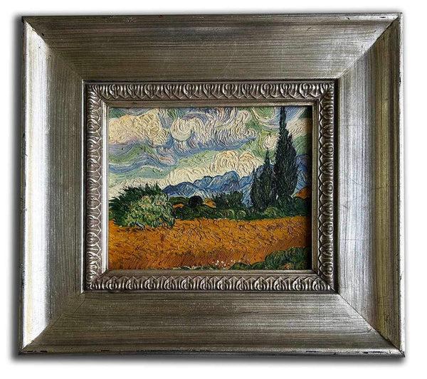 steve art gallery A Wheatfield with Cypresses Vincent van Gogh 39x44 cm eller 16x18 ins