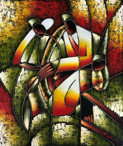 steve art gallery Abstract 50x60 cm oil painting on canvas