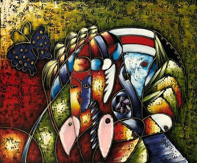 steve art gallery Abstract 50x60 cm oil painting on canvas