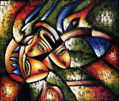 steve art gallery Abstract 50x60 cm oil painting on canvas