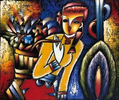 steve art gallery Abstract 50x60 cm oil painting on canvas