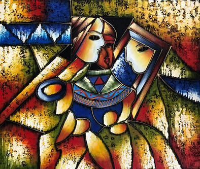 steve art gallery Abstract 50x60 cm oil painting on canvas