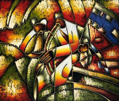 steve art gallery Abstract 50x60 cm oil painting on canvas