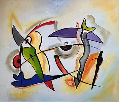 steve art gallery Abstract 50x60 cm oil painting on canvas