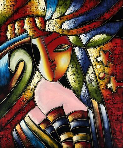 steve art gallery Abstract 50x60 cm oil painting on canvas