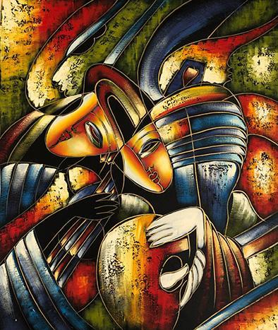 steve art gallery Abstract 50x60 cm oil painting on canvas
