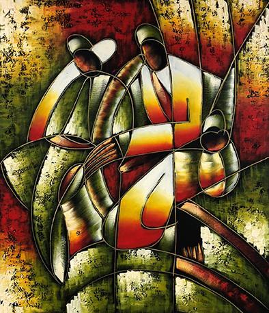 steve art gallery Abstract 50x60 cm oil painting on canvas