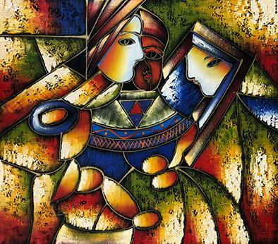 steve art gallery Abstract 50x60 cm oil painting on canvas